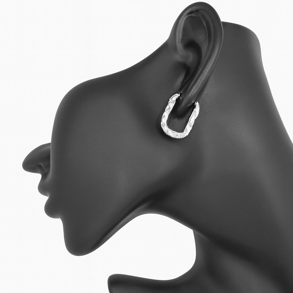 BECHTGOLD ,,Waves of Elegance" S925 Silber Desingner Creolen